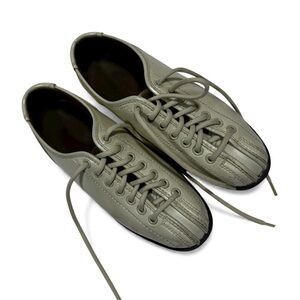 Vintage Brunswick Bowling Shoes Cream Leather Women’s size‎ 6 Retro